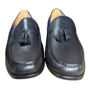 Vintage Dino Monti Pronto Black Leather Calf Dress Shoes 13 N